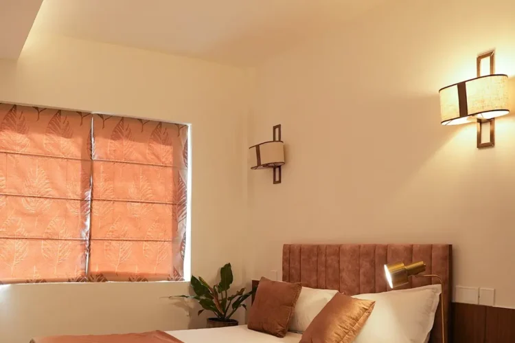 bedroom interior of karyabinayak housing in lalitpur